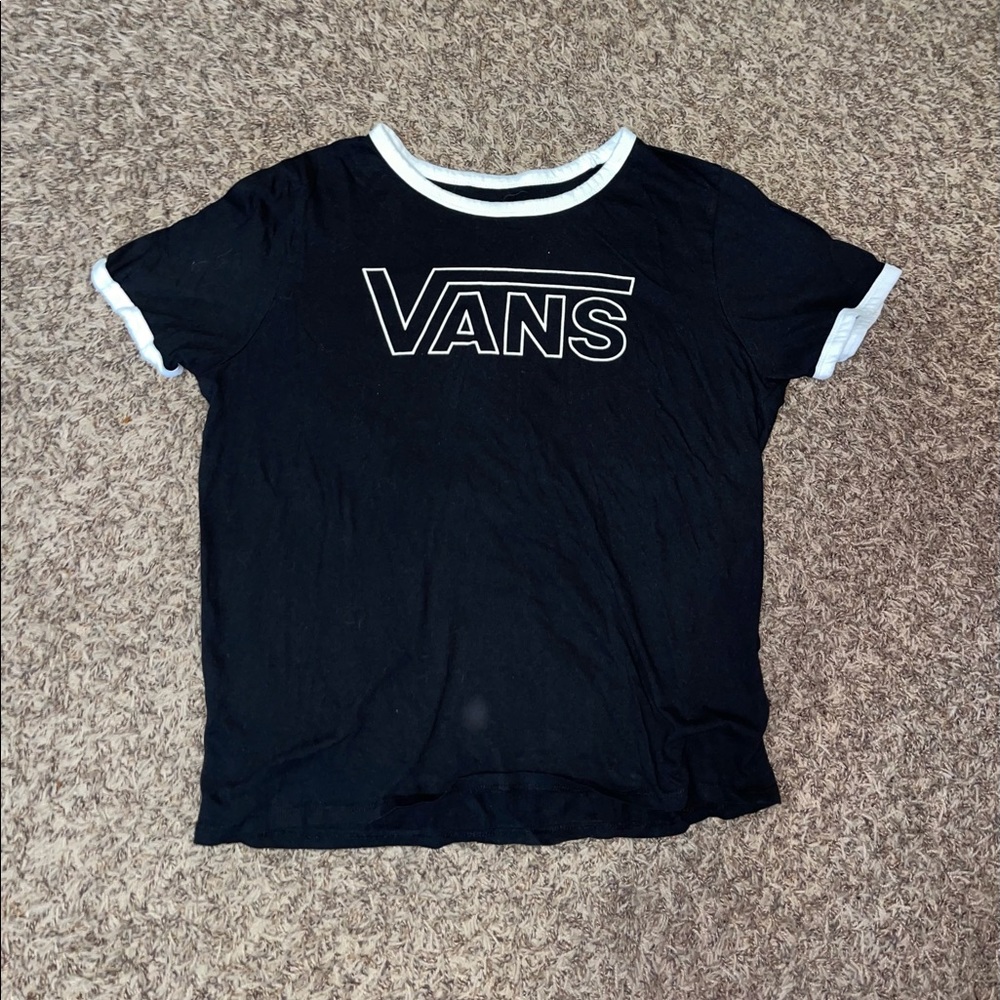 Black and White Vans Shirt